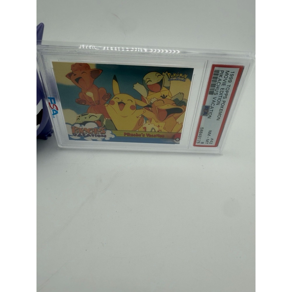 1999 TOPPS POKEMON THE MOVIE EDT #42 MOVIE EDITION PIKACHU'S VACATION - Picture 4 of 9